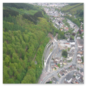 Die Umbauarbeiten der Straße Am Wall