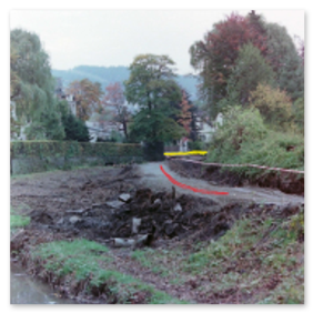 Die Umbauarbeiten der Straße Am Wall