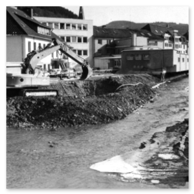 Die Umbauarbeiten der Straße Am Wall