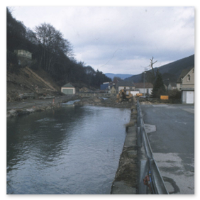 Die Umbauarbeiten der Straße Am Wall