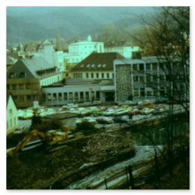 Die Umbauarbeiten der Straße Am Wall