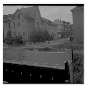 Die Umbauarbeiten der Straße Am Wall