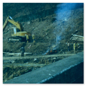 Die Umbauarbeiten der Straße Am Wall