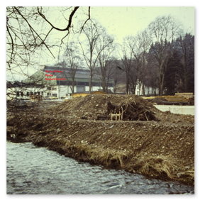 Die Umbauarbeiten der Straße Am Wall
