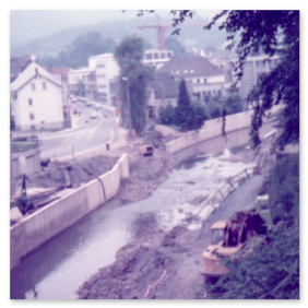 Die Umbauarbeiten der Straße Am Wall