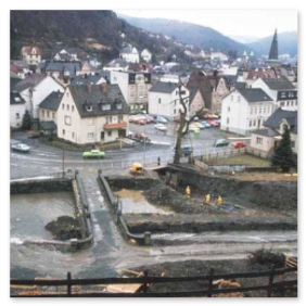 Die Umbauarbeiten der Straße Am Wall