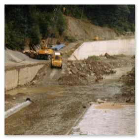 Die Umbauarbeiten der Straße Am Wall