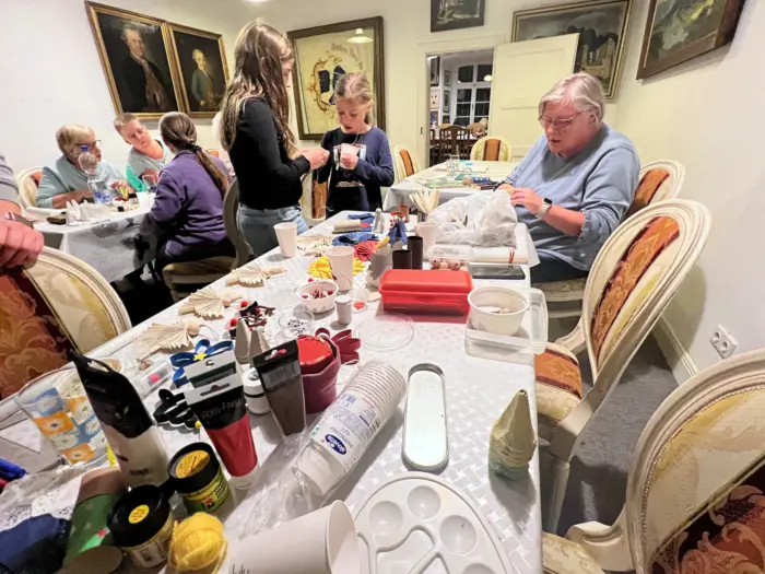 Basteln beim Heimatkreis