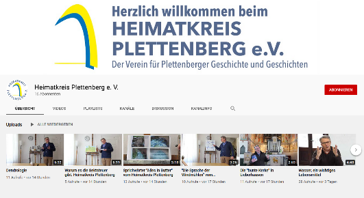 Zum YouTube-Kanal des Heimatkreises Plettenberg