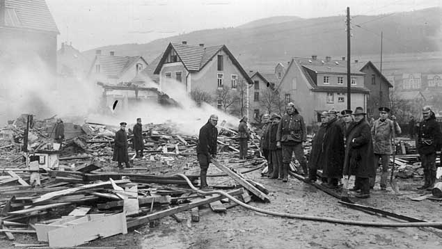 Folgen der Gasexplosion von 1934