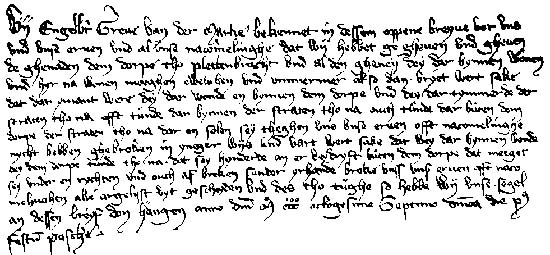 Urkunde aus dem Jahre 1387