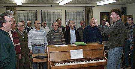 bungsstunde beim MGV Plettenberg